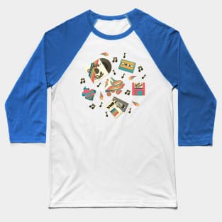 Retro Roller Rink Baseball T-Shirt